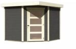 Karibu fából készült kerti ház KARIBU SCHWANDORF 5 (73471) terragrau (LG3905)