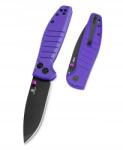 bestechman by bestech knives Bestechman Goodboy Jr. lila G10, Black PVD, D2, Keanu Alfaro (BMK10G)