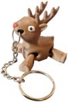 Leskovics 3D Szarvas kézzel festett kulcstartó figura (3D0008)