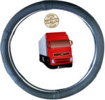  Valódi bőr kormányvédő (49-51cm) fekete