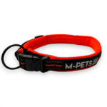 Mpets párnázott túra nyakörv L 2, 5x55-65cm narancs (M10817499)
