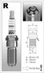 Brisk RR15SXC (1900) gyújtógyertya, BRISKPremium Evo