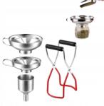  Lekváröntő Készlet Tölcsérek Üvegekhez Széles Lyukú 4 El (GMC48)