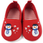 YOCLUB Karácsonyi Cipő, Hóember, 0-6 hónap, 10cm (OB-058/UNI/001#0-6)