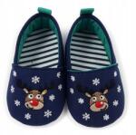 YOCLUB Karácsonyi cipő, 6-12 hónapos, 11cm, rénszarvas (OB-057/UNI/001#0-6)