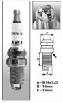 Brisk A29 gyújtógyertya, DR17TCY, Brisk spark plug