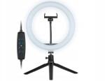 Tracer Ring gyűrűs lámpa, 26cm, mini állvánnyal, USB (TRAOSW46747)