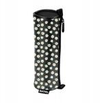 PASO Iskolai tolltartó tubus, virágos BeUniq, fekete, egykamrás kislánynak (BU24LO-003)