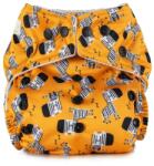 Baba Boo Scutec textil refolosibil cu buzunar Baba+Boo, Zebras