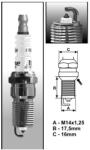 Brisk A31 (1454) A-Line GR17YPY-1 gyújtógyertya, Brisk spark plug