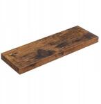 VASAGLE polc, 60×20cm, rusztikus tölgy, fali, MDF (LWS26BX)