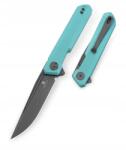 bestechman by bestech knives Bestechman Mini Dundee DD, Light Blue G10, Grey PVD, összecsukható kés, D2 penge (BMK08E)