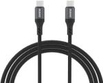Dudao Cablu pentru incarcare si transfer de date Dudao L3CC, 2x USB-C, 60W, 2m, Negru (6976625333066)