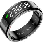COLMI Inel smart pentru fitness Colmi R12, Marimea 12, Diametru 21.6mm, 1ATM, 18 mAh, Bluetooth 5.0, Negru (R12-Black-12)