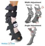  Walkinpets - orteză cu talpă reglabilă, pentru câini (pentru pic