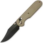 GEO Knife Ethereal Cutter Blackwash M390 Blade SW Bronze Ti
