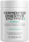 Codeage Enzime digestive fermentate cu probiotice si prebiotice, 90 capsule, Codeage