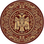 LOTOS Covor Lotos, Model Bisericesc, 15032, Rosu, Rotund, Diverse Dimensiuni, 1800 gr mp (2211698582596) Covor