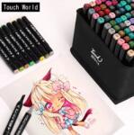  Set 168 markere duble, Carioci profesionale, Multicolore Serviciu de masa