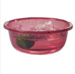  Lighean multifunctional, plastic, transparent, 23 17 cm, Rosu