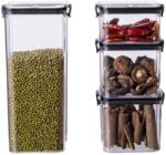  Set 4 recipiente alimente dreptunghiulare