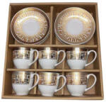  Set din ceramica pentru cafea, 12 piese, model Grecesc