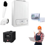 Immergas Pachet centrala termica pe gaz Immergas Victrix Tera 24 28 cu stabilizator tensiune si termostat ambient fara fir (PACHET_5_3.032930)