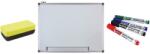  WHITEBOARD MAGNETIC 90x120 cm Extra + Bonus! ! ! (Set 4 markere+burete) (98115058)