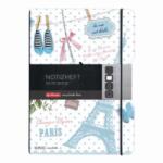 Herlitz Caiet My. Book Flex A4 2x40f 70gr Dictando+patratele Vintage Paris Cu Logo Negru (11415494) - officeclass