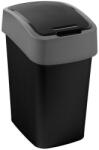 Keter Curver® PACIFIC FLIP BIN szemetes, 9L, fekete/szürke (STP012212505)