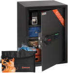 BRIHARD Business XL LCD E Black Pearl irodai széf