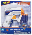 Hasbro Nerf N-Strike Elite Triad EX-3 lansator cu 3 sageti (A1690)