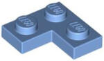 LEGO® Alkatrészek (Pick a Brick) Középkék 1X2X2 Lapos Sarokelem 6332365 (6332365)