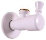 RAV Slezák RV0112B - RETRO sarokszelep fényes fehér RV0112B (RV0165)