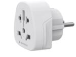 GEMBIRD A-AC-EUMINTF Utazó adapter fehér (A-AC-EUMINTF)
