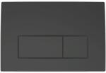 Geberit Delta50 működtetőlap, 2 mennyiséges öblítéshez: matt fekete (115.119.14.1)