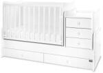 Lorelli Pat Transformabil Lorelli Maxi Plus 70x160CM Trio White (1015058 0024)