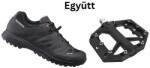 SHIMANO Cipő Túra Et500 Férfi Fekete 43 + Pedál Platform Pd-Gr400 Fekete