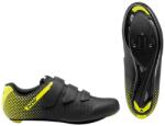 Northwave Road Core 2 Országúti Cipő fekete-fluo sárga 47