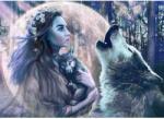 Ravensburger Femeie cu lupi 1000 piese RVSPA17390 Puzzle