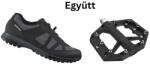 SHIMANO Cipő Túra Et300 Férfi Fekete 44 + Pedál Platform Pd-Gr400 Fekete