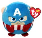 Ty Jucarie de plus TY 8cm Beanie Balls Marvel Captain America