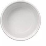 BAUSCHER System Kerek leveses tál, egymásra rakható, sík alj, fehér, űrtartalom: 0, 34 liter