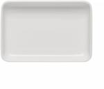 BAUSCHER System Félmély téglalap alakú tányér, fehér, űrtartalom: 0, 35 liter, magasság: 29 mm