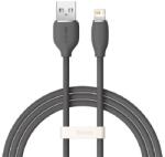 Baseus JELLY LIQUID adatkábel (USB - lightning, 2.4A, gyorstöltő, 120cm) FEKETE - notebook