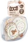 LOVI Lovi, Teddy Love, suzeta din silicon, dinamica, 18 luni+, 2 buc