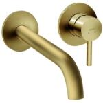 FERRO Mosdó csaptelep Novaservis Ferro Ciriculus vakolat alatti résszel együtt csiszolt arany BCK3PABG (BCK3PABG)