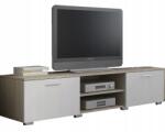  Modern, gyönyörű TV-asztal 150 SONOMA FEHÉR