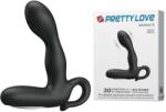 Pretty Love Stimulator Prostata Barrack 30 Moduri Vibratii, Silicon, USB, Negru, 14.2 cm