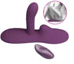 Pretty Love Vibrator Luka Sit-Down Pad cu Incalzire, 5 Moduri Vibratii, Bile Stimulatoare, Silicon, USB, Mov Vibrator